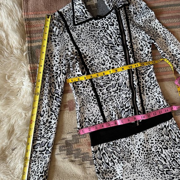 Cache White Leopard 2-Piece Suit - Picture 11 of 16